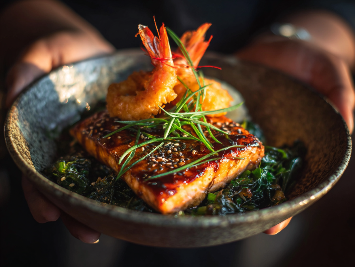 Salmon Ikura Don